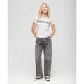 Miniatyrbild 5 av 5: Superdry Core Logo City Fitted T-shirt Med Korta ärmar Vit XS Kvinna