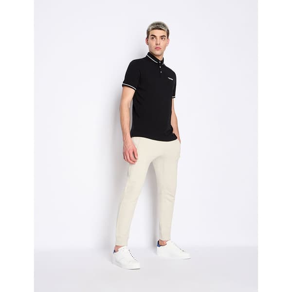 Armani Exchange 8nzffm_zj5dz Kortärmad Polotröja Svart 2XL Man
