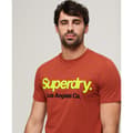 Miniatyrbild 3 av 5: Superdry Core Logo Classic Washed T-shirt Med Korta ärmar Orange XL Man
