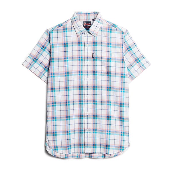 Superdry Lightweight Check Skjorta Med Långa ärmar Flerfärgad M Man