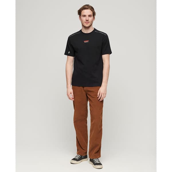 Superdry Sport Tech Logo Relaxed T-shirt Med Korta ärmar Svart M Man