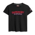 Miniatyrbild 1 av 3: Superdry Sportswear Logo Fitted T-shirt Med Korta ärmar Svart L Kvinna