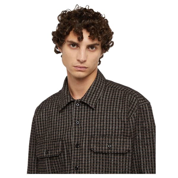 Dickies Frenchtown Paita Ruskea,Musta S Mies