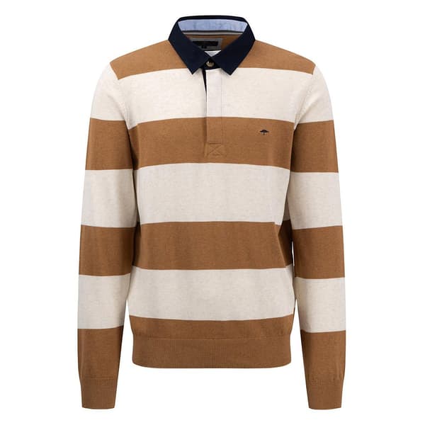 Fynch Hatton 1312682 Polo Med Lange ærmer Brun L Mand