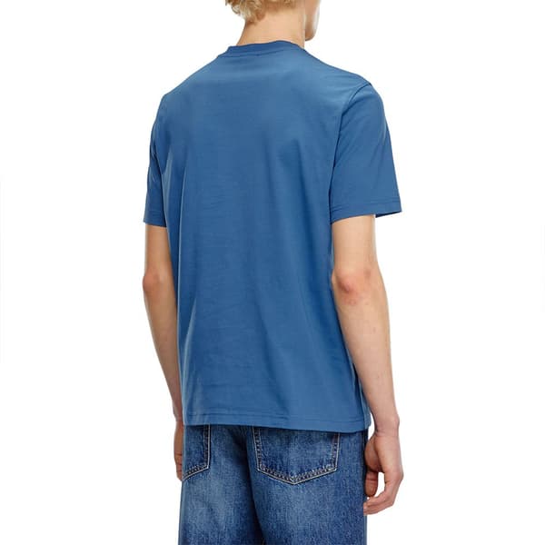 Diesel T Adjust Q7 T-shirt Med Korta ärmar Blå S Man