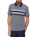 Miniatyrbild 1 av 3: Original Penguin Birdseye Coolmax Chest Stripe Kortärmad Polotröja Blå XL Man