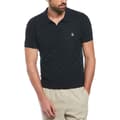 Miniatyrbild 1 av 3: Original Penguin Jacquard Jonny Collar Kortärmad Polotröja Blå L Man