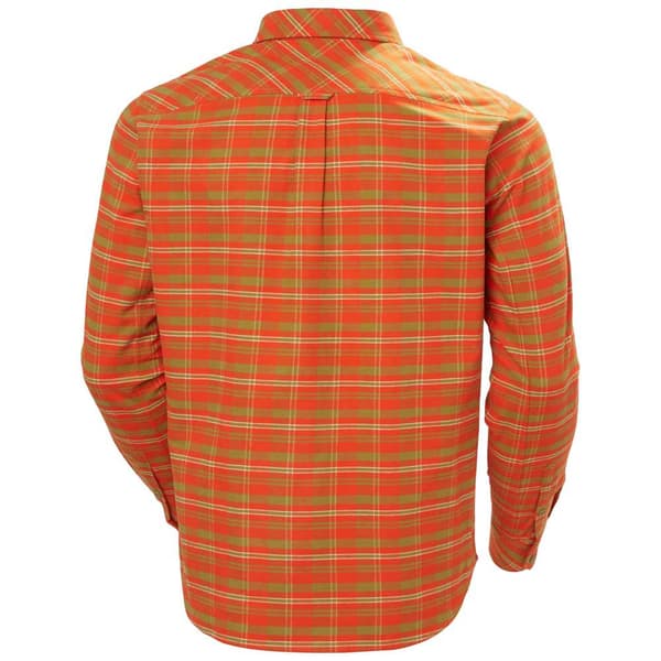 Helly Hansen Classic Check Skjorta Med Långa ärmar Orange M Man