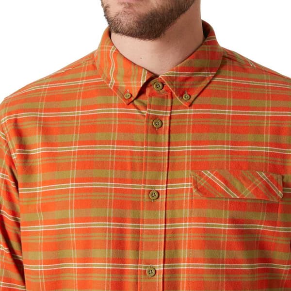 Helly Hansen Classic Check Skjorta Med Långa ärmar Orange M Man