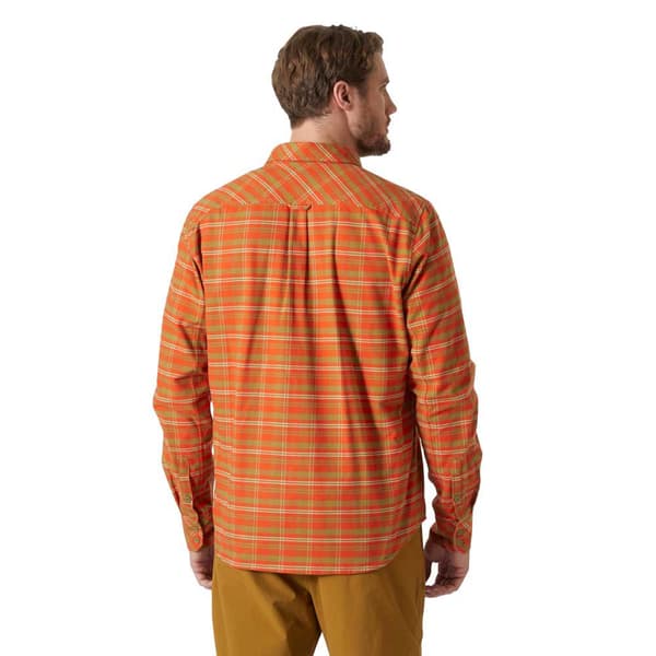 Helly Hansen Classic Check Skjorta Med Långa ärmar Orange M Man