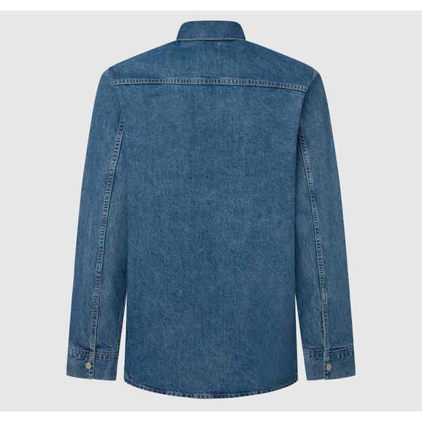 Pepe Jeans Pm308584 Skjorte Med Lange ærmer Blå 2XL Mand