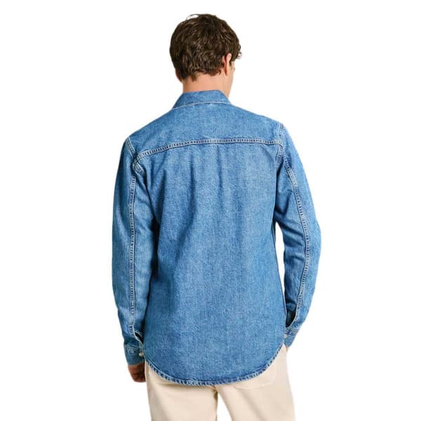 Pepe Jeans Pm308584 Skjorte Med Lange ærmer Blå 2XL Mand