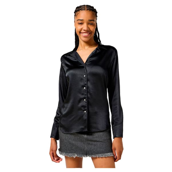 Wrangler 112355914 Skjorte Med Lange ærmer Sort XS Kvinde