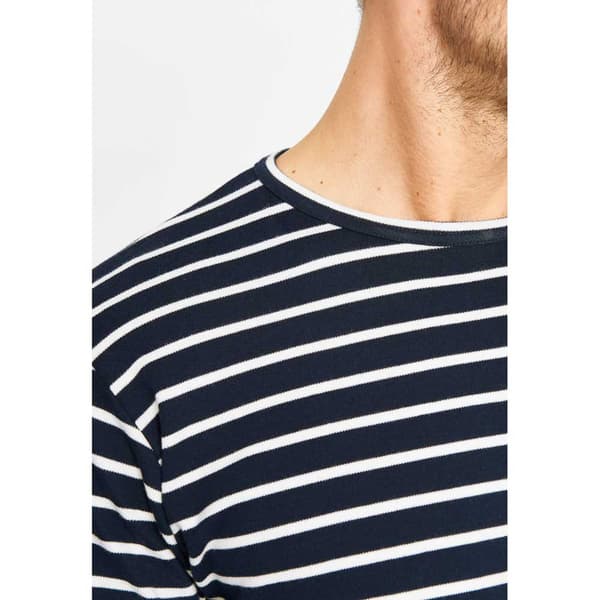 Sea Ranch Grenaa Pitkähihainen T-paita Beige,Sininen L Mies