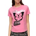 Miniatyrbild 2 av 6: Superdry Indigo Workwear Cap Lo-fi Rock Graphic Fitted T-shirt Med Korta ärmar Rosa L Kvinna