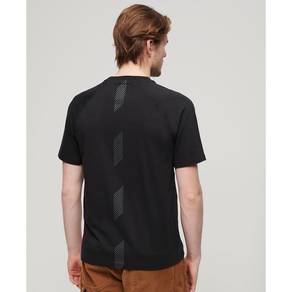 Superdry Sport Tech Logo Relaxed T-shirt Med Korta ärmar Svart 2XL Man