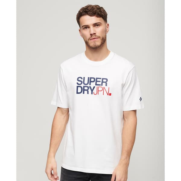 Superdry Sportswear Logo Loose T-shirt Med Korta ärmar Vit M Man