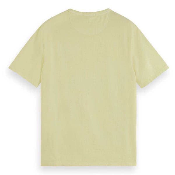 Scotch & Soda Garment Dye Pocket T-shirt Med Korta ärmar Gul L Man