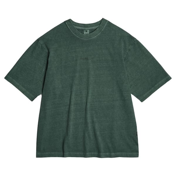 G-star Overdyed Center Chest Boxy T-shirt Med Korte ærmer Blå 2XS Mand