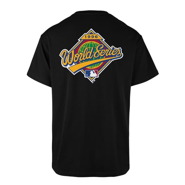 47 Mlb New York Yankees Backer Bu017tmbect616702 T-shirt Med Korta ärmar Svart XL Man