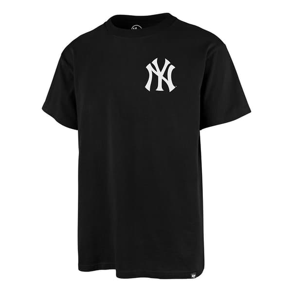 47 Mlb New York Yankees Backer Bu017tmbect616702 T-shirt Med Korta ärmar Svart XL Man