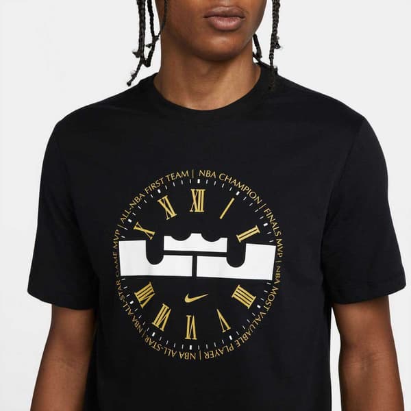 Nike Lebron Dri-fit T-shirt Med Korta ärmar Svart XL Man