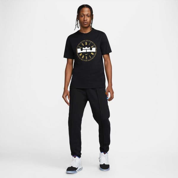 Nike Lebron Dri-fit T-shirt Med Korta ärmar Svart XL Man