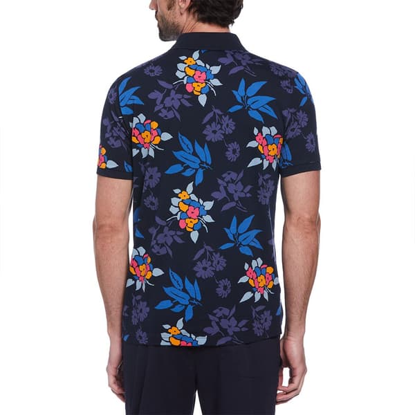 Original Penguin Aop Floral Kortærmet Polo Flerfarvet M Mand