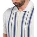 Miniatyrbild 2 av 2: Original Penguin Cash Like Vertical Stripe Kortärmad Polotröja Vit XL Man