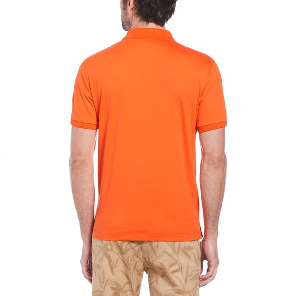 Original Penguin Daddy Organic Interlock Sticker Pete Kortærmet Polo Orange XL Mand