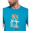 Miniatyrbild 2 av 2: Original Penguin Graphic Emb Puff Floral Pete T-shirt Med Korta ärmar Blå M Man