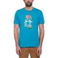 Miniatyrbild 1 av 2: Original Penguin Graphic Emb Puff Floral Pete T-shirt Med Korta ärmar Blå M Man