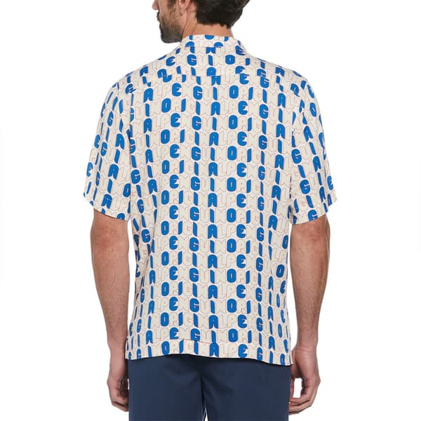 Original Penguin Viscose Camp Aop Logo Kortärmad Skjorta Flerfärgad L Man