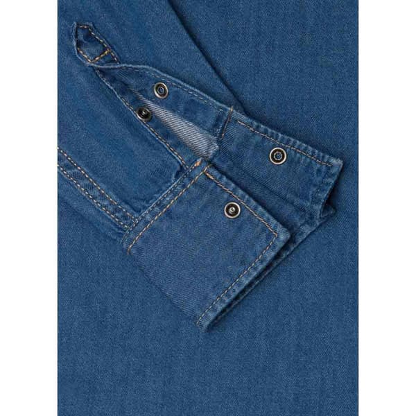 Pepe Jeans Pl304894 Skjorta Med Långa ärmar Blå M Kvinna