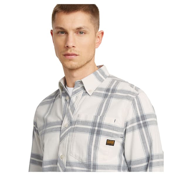 G-star One Pkt Regular Pitkähihainen Kauluspaita Valkoinen 2XL Mies