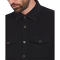 Miniatyrbillede 2 af 2: Original Penguin Cloth Loopback Overshirt Skjorte Med Lange ærmer Sort S Mand