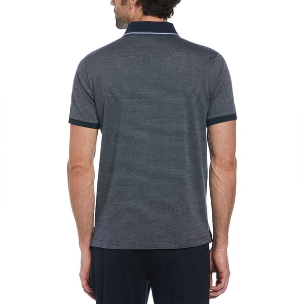 Original Penguin Jacquard Eng Stripe Kortärmad Polotröja Blå,Grå S Man