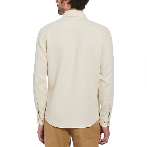 Original Penguin Rec Waffle Skjorta Med Långa ärmar Beige L Man