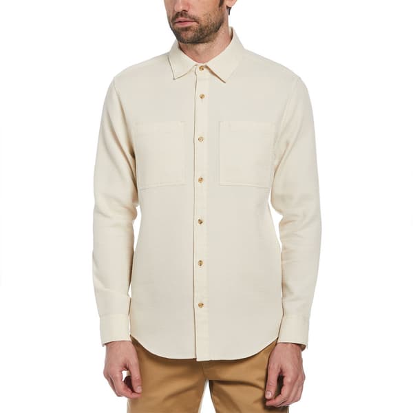 Original Penguin Rec Waffle Skjorta Med Långa ärmar Beige L Man