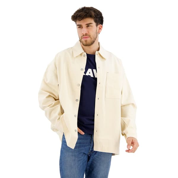 G-star Boxy Fit Skjorta Med Långa ärmar Beige XS Man