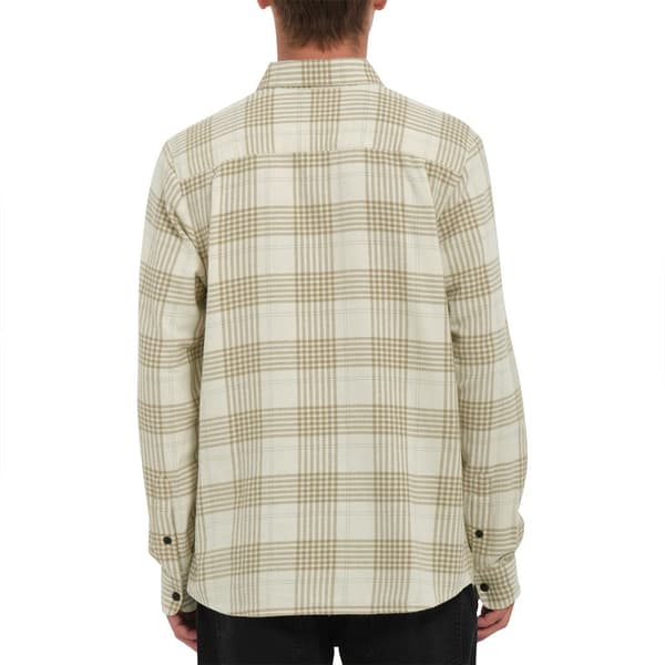 Volcom Caden Plaid Skjorta Med Långa ärmar Beige XS Man