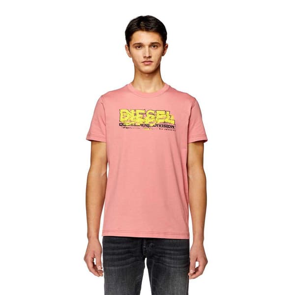 Diesel Diegor K70 T-shirt Med Korte ærmer Rosa S Mand