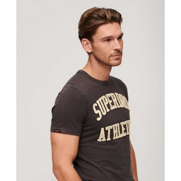 Superdry Vintage Athletic Lyhythihainen T-paita Musta 2XL Mies