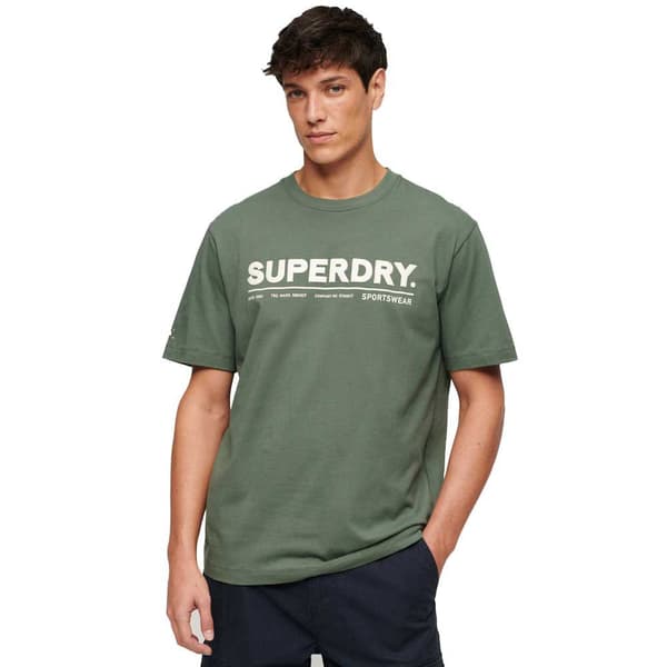 Superdry Utility Sport Loose T-shirt Med Korta ärmar Grönt M Man