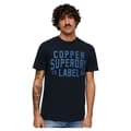 Miniatyrbild 2 av 4: Superdry Copper Label Workwear T-shirt Med Korta ärmar Blå 3XL Man