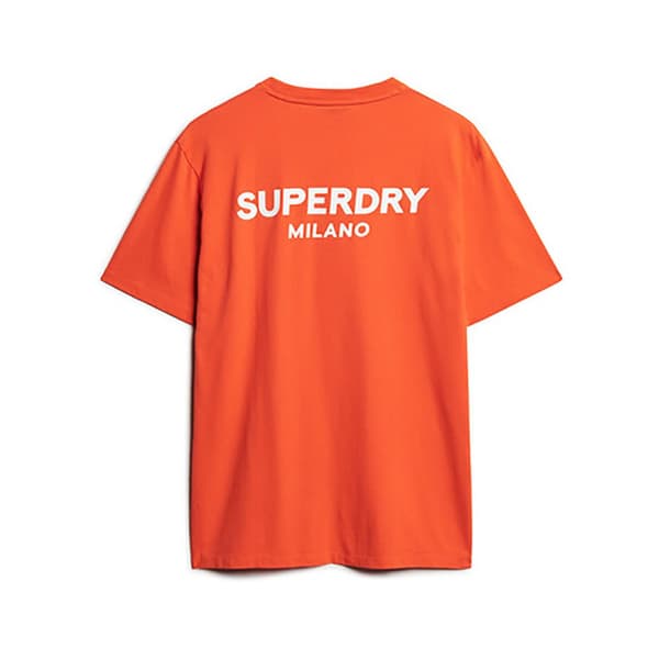 Superdry Luxury Sport Loose T-shirt Med Korta ärmar Röd S Man