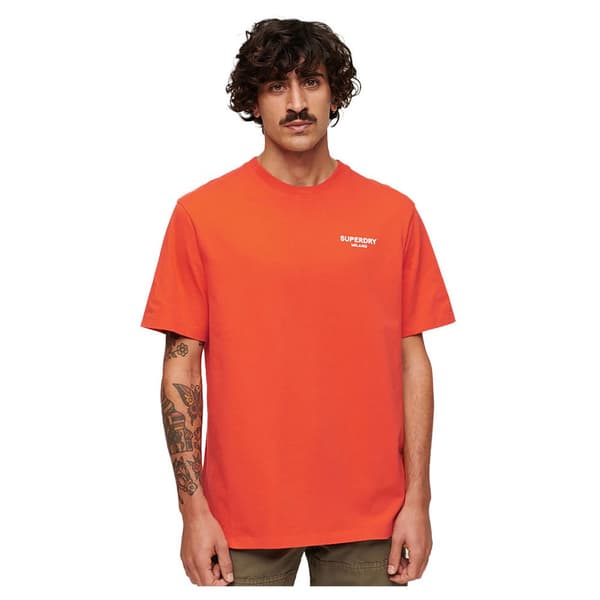 Superdry Luxury Sport Loose T-shirt Med Korta ärmar Röd S Man
