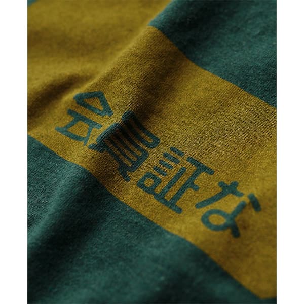 Superdry Osaka Graphic T-shirt Med Korta ärmar Grönt L Man