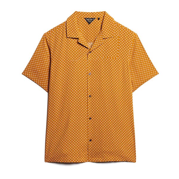 Superdry Revere 70s T-shirt Med Korta ärmar Gul L Man