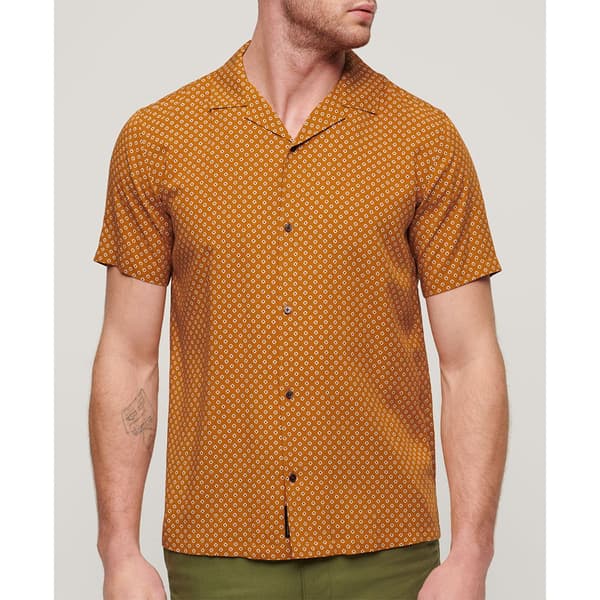 Superdry Revere 70s T-shirt Med Korta ärmar Gul L Man